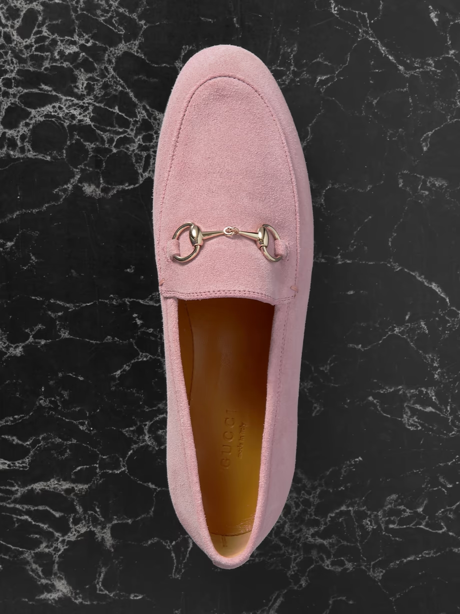 Jordaan horsebit-detailed suede loafers