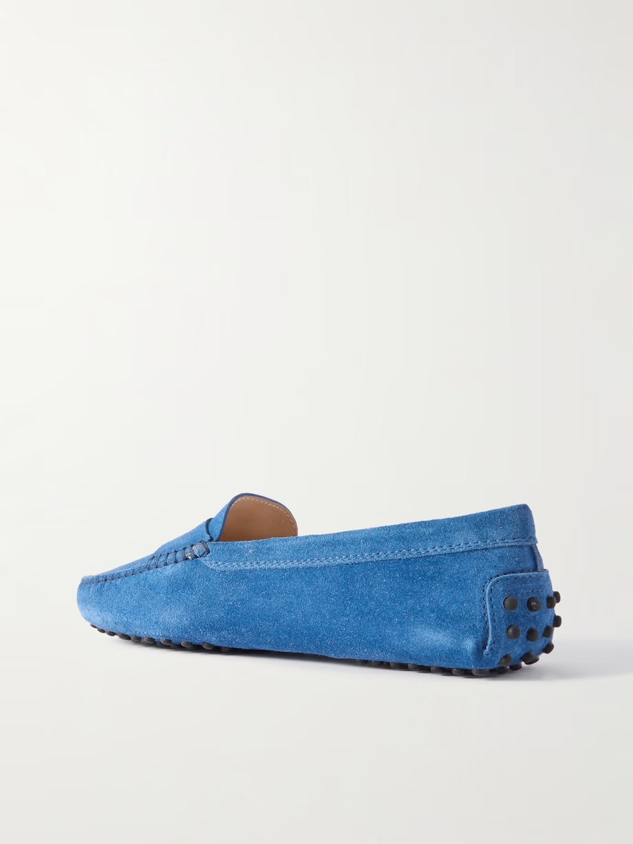 Gommino suede loafers