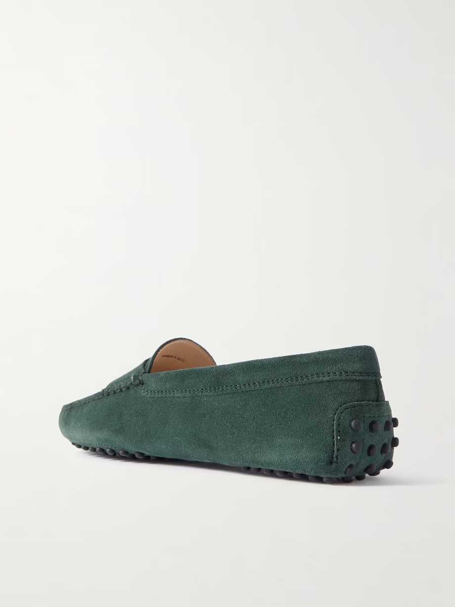 Gommino suede loafers