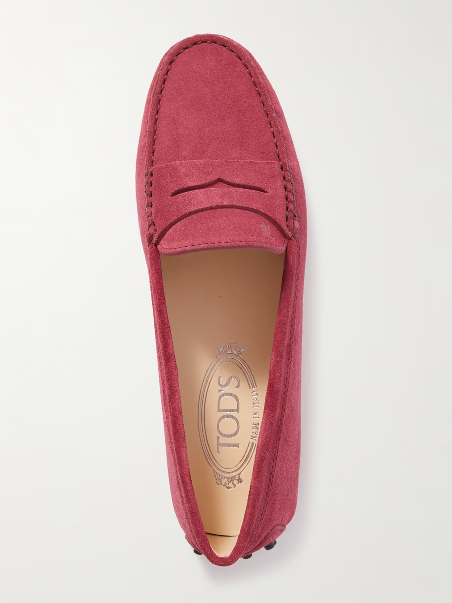 Gommino suede loafers