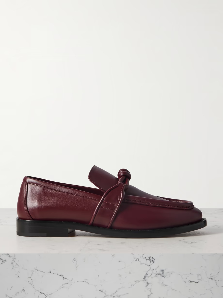 Astaire embellished leather loafers