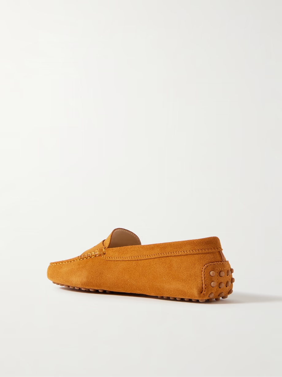 Gommino suede loafers