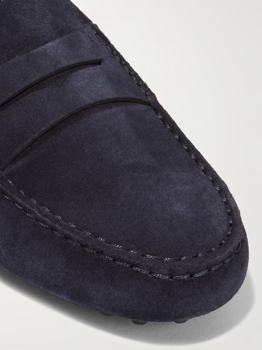 Gommino suede loafers