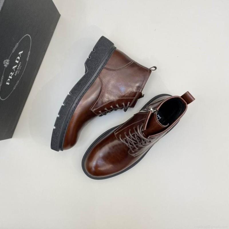 Pradar Boots Man 1219 Prada sz38-44 2C n1203