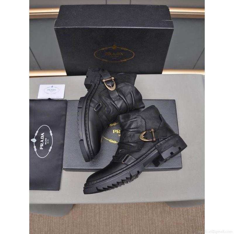 Pradar Boots Man 1219 Prada sz38-44 2C n0901