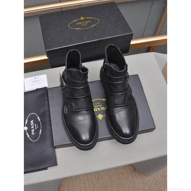 Pradar Boots Man 1219 Prada sz38-44 2C n0901