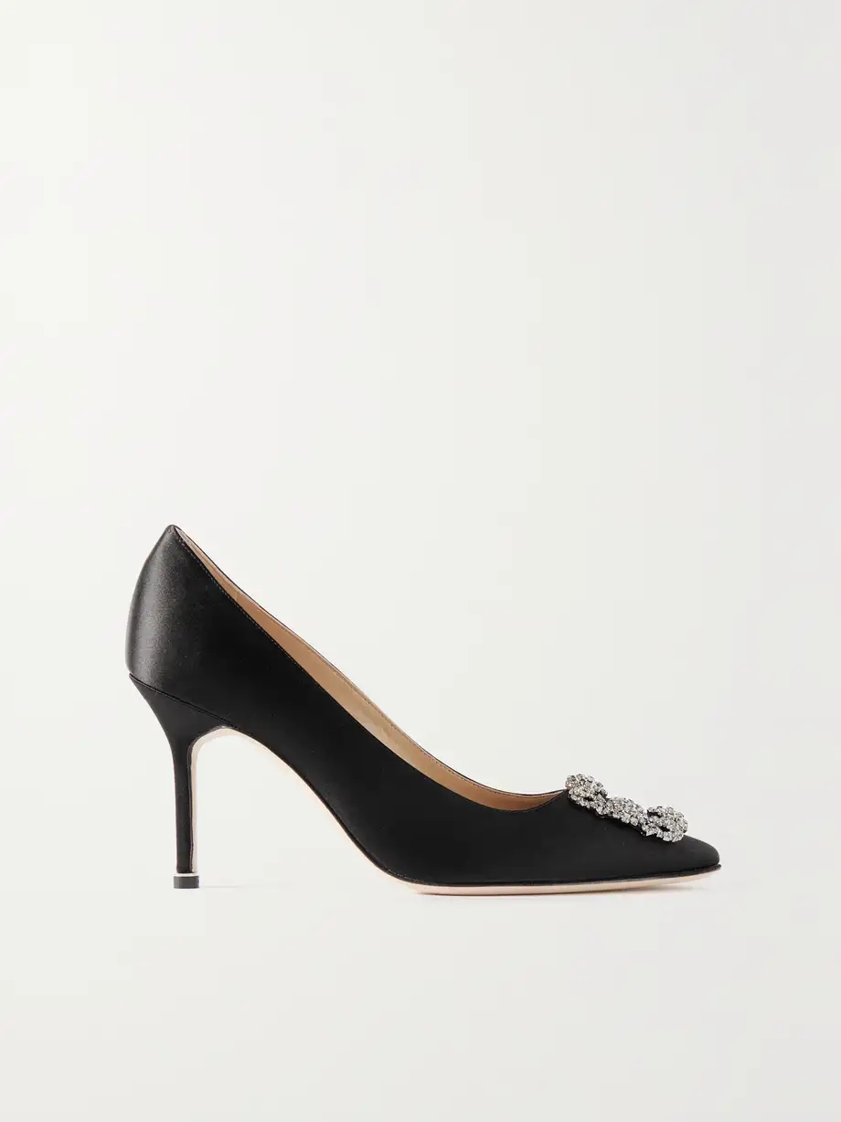 Hangisi 90 embellished satin pumps