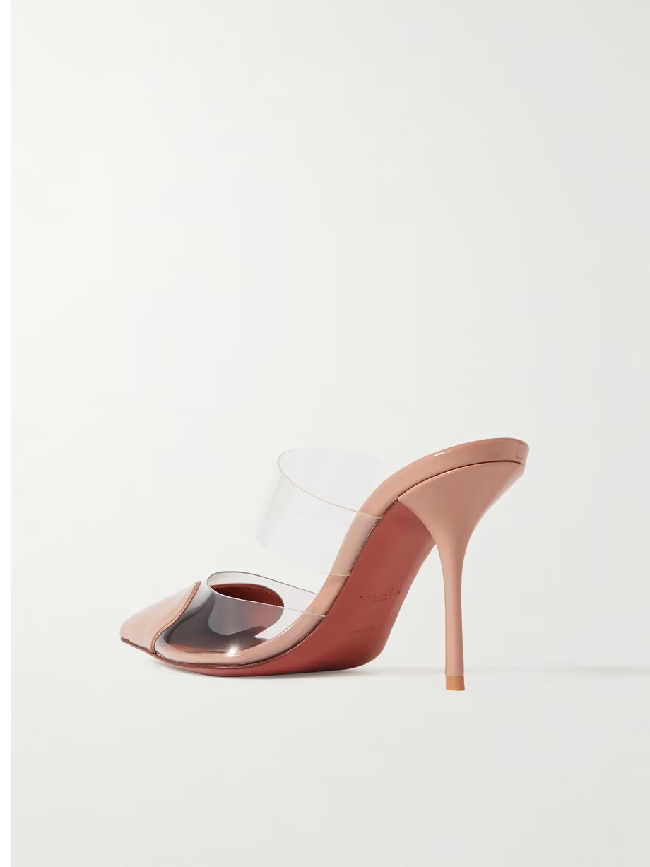 Cœur 90 PU and patent-leather pumps