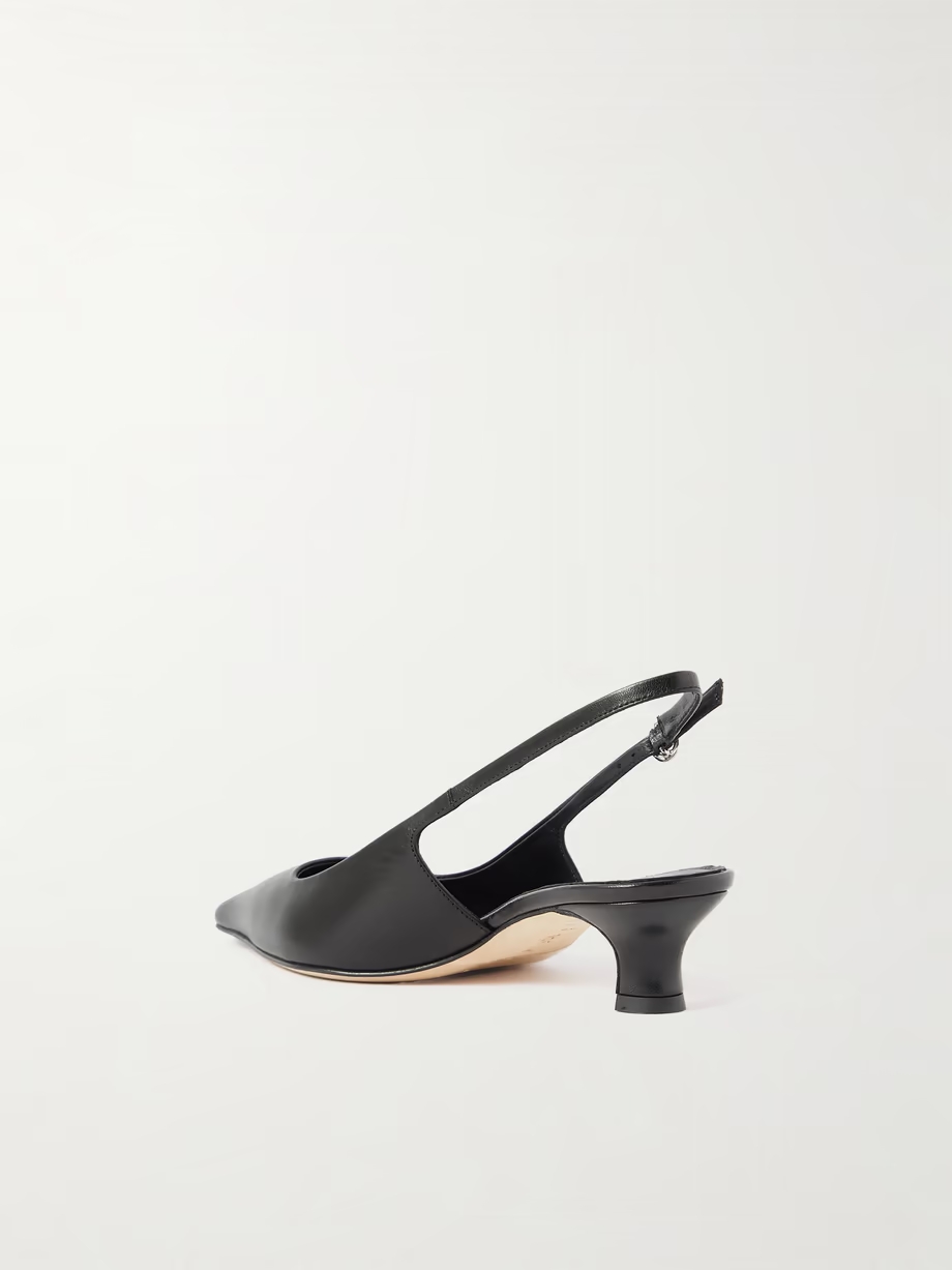 Catrina leather slingback pumps