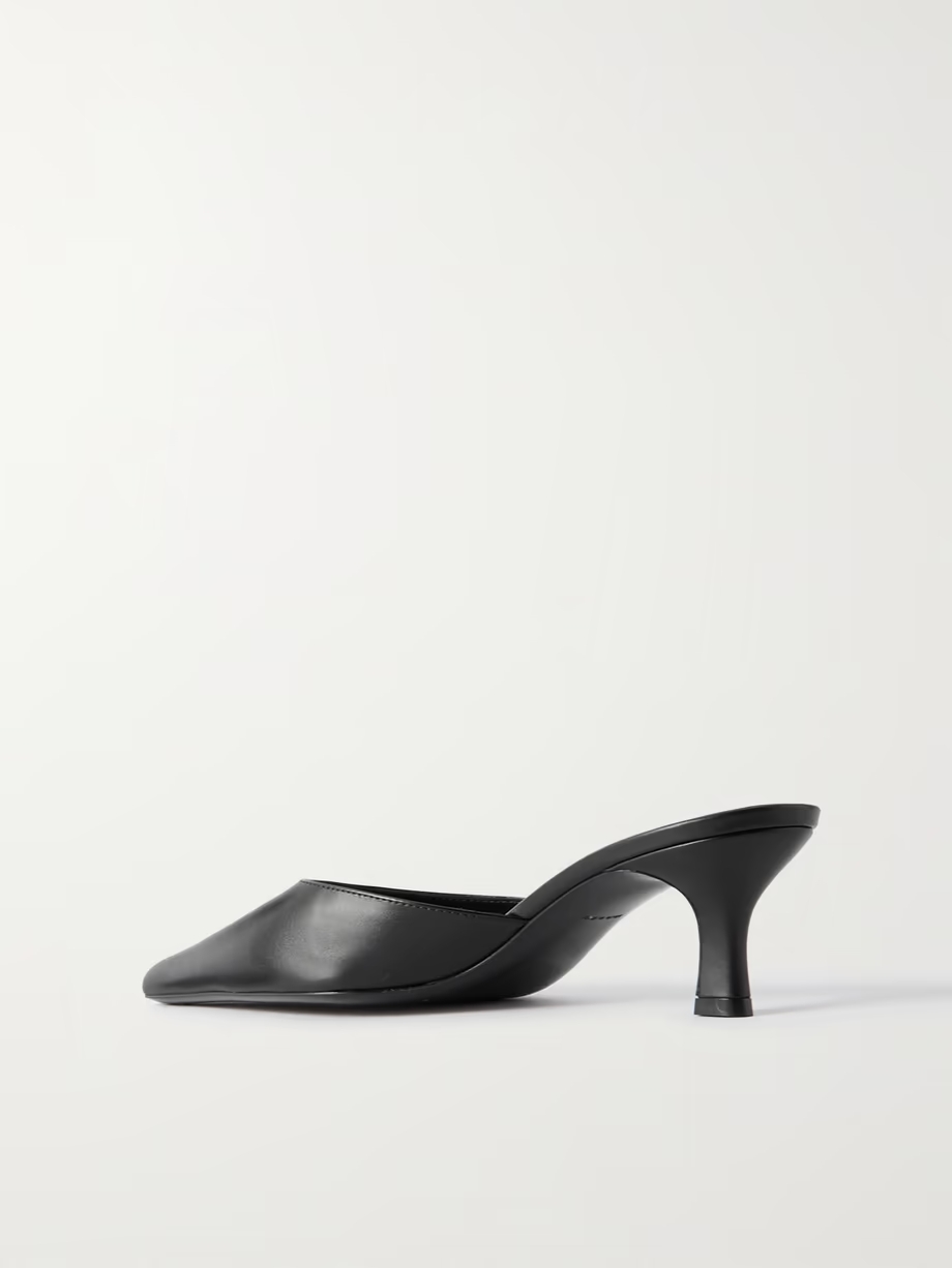 Cybil leather mules