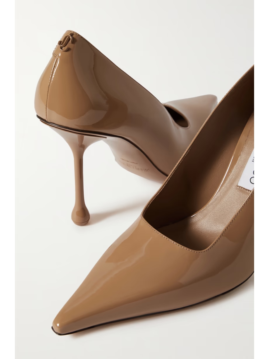 Ixia 95 patent-leather pumps