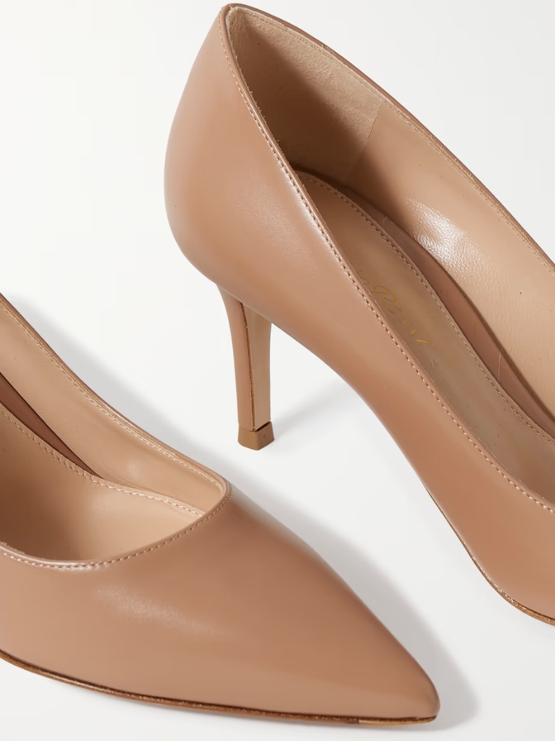 70 leather pumps