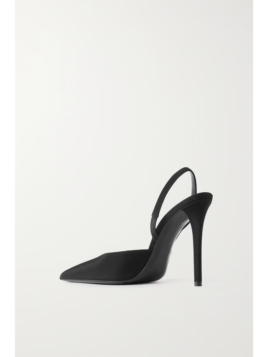 Tabou grosgrain slingback pumps