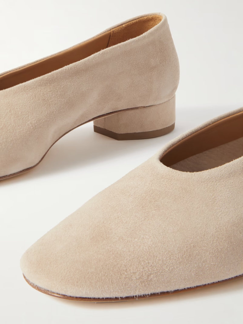 Delia suede ballet flats