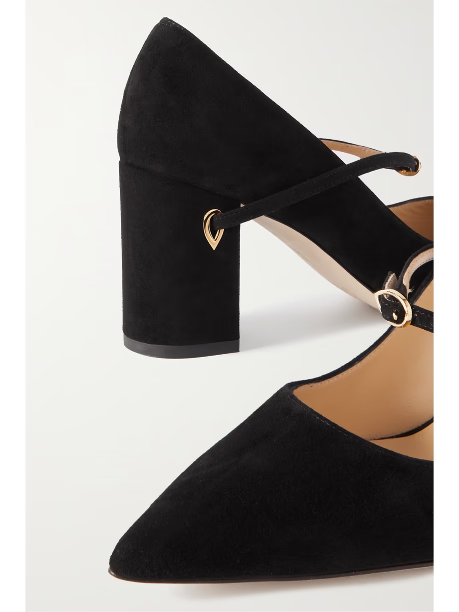 Lore 85 suede pumps