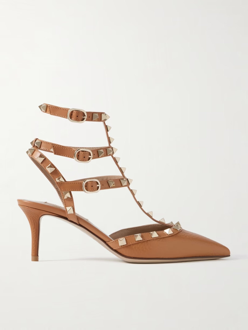 Rockstud 65 leather pumps