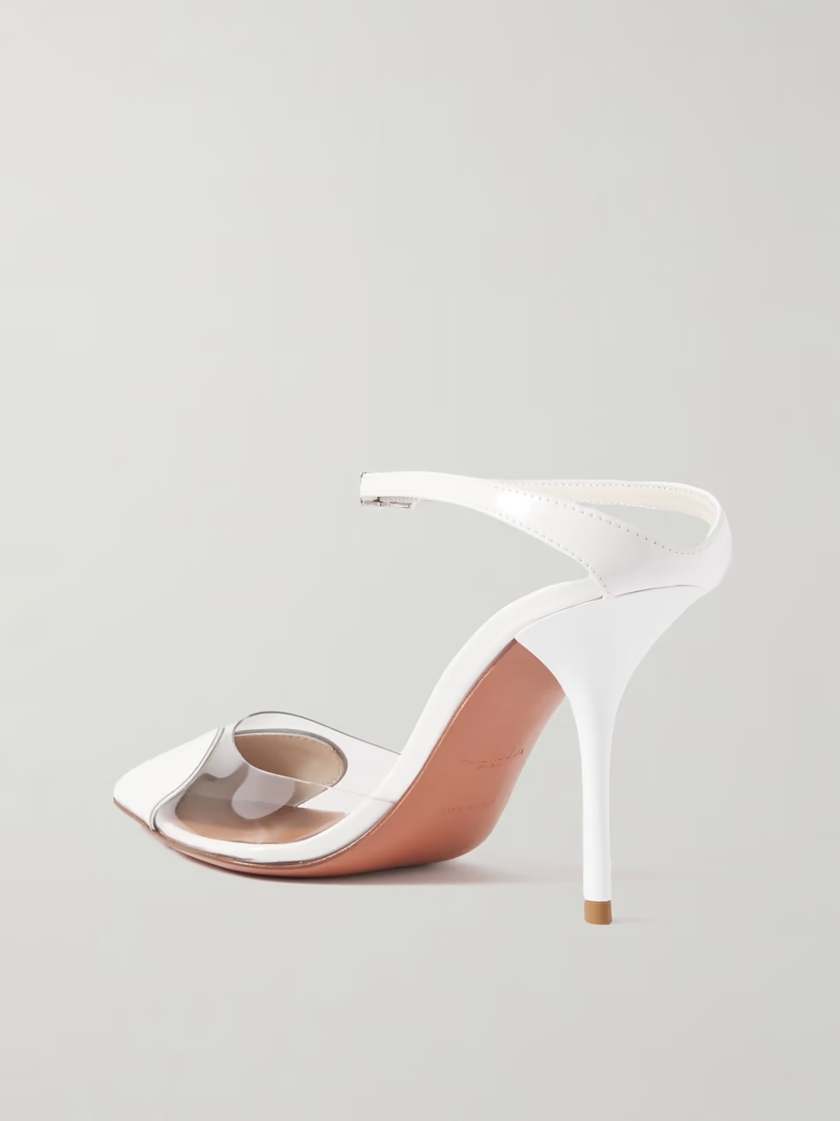 Cœur 90 PU and patent-leather pumps