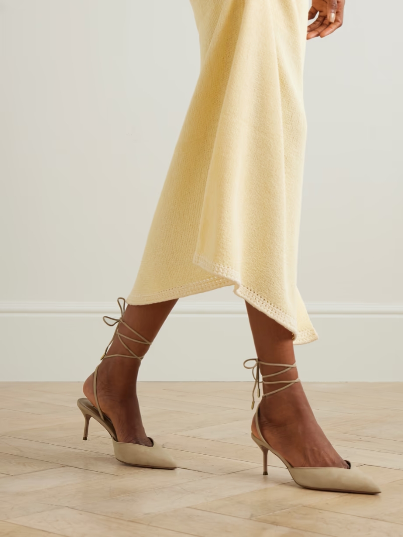 Beyond 65 suede pumps