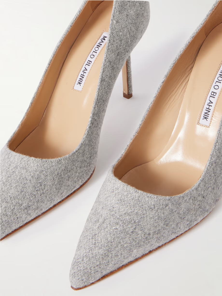 BB 90 wool pumps