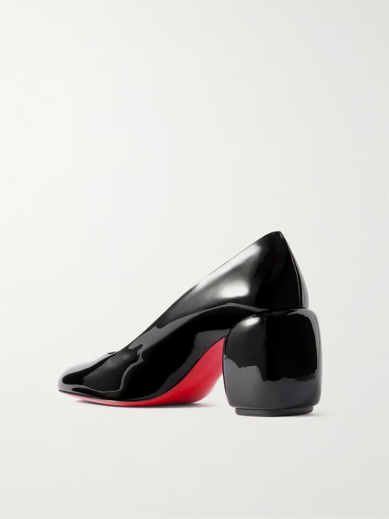 Minny 70 patent-leather pumps