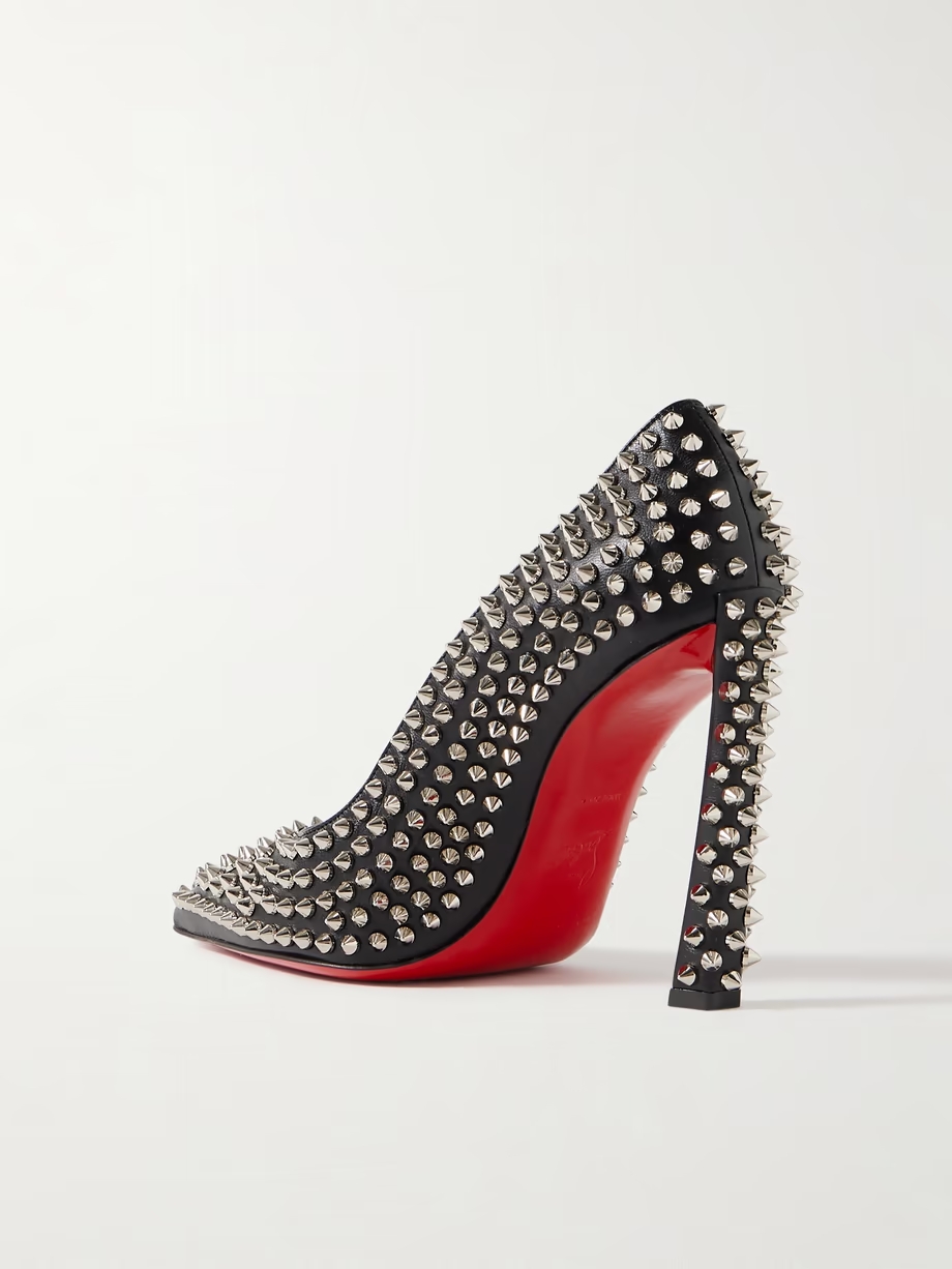 Condora 100 spiked leather pumps