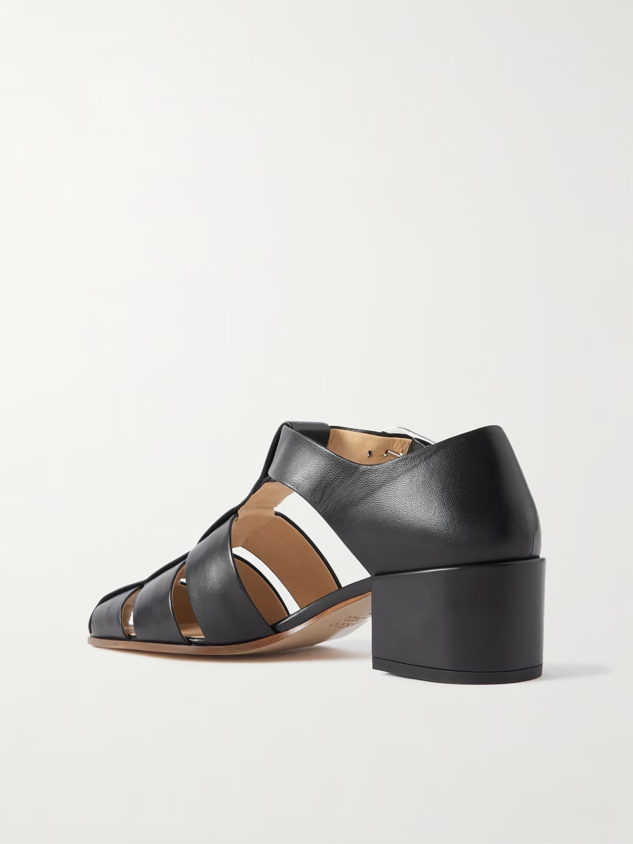 Lyle cutout leather sandals