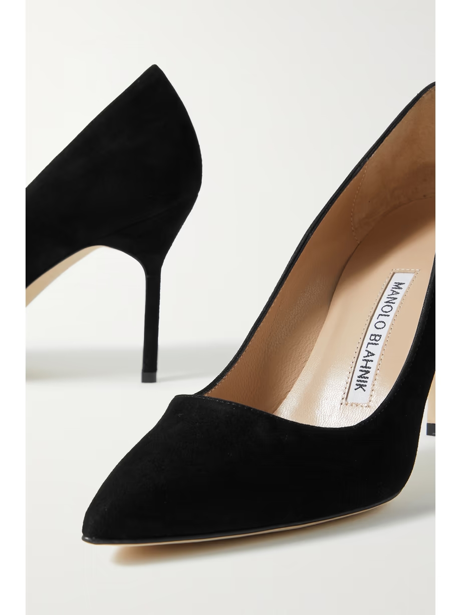 BB 90 suede pumps