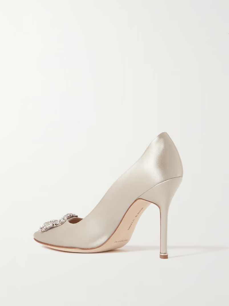 Hangisi 105 embellished satin pumps