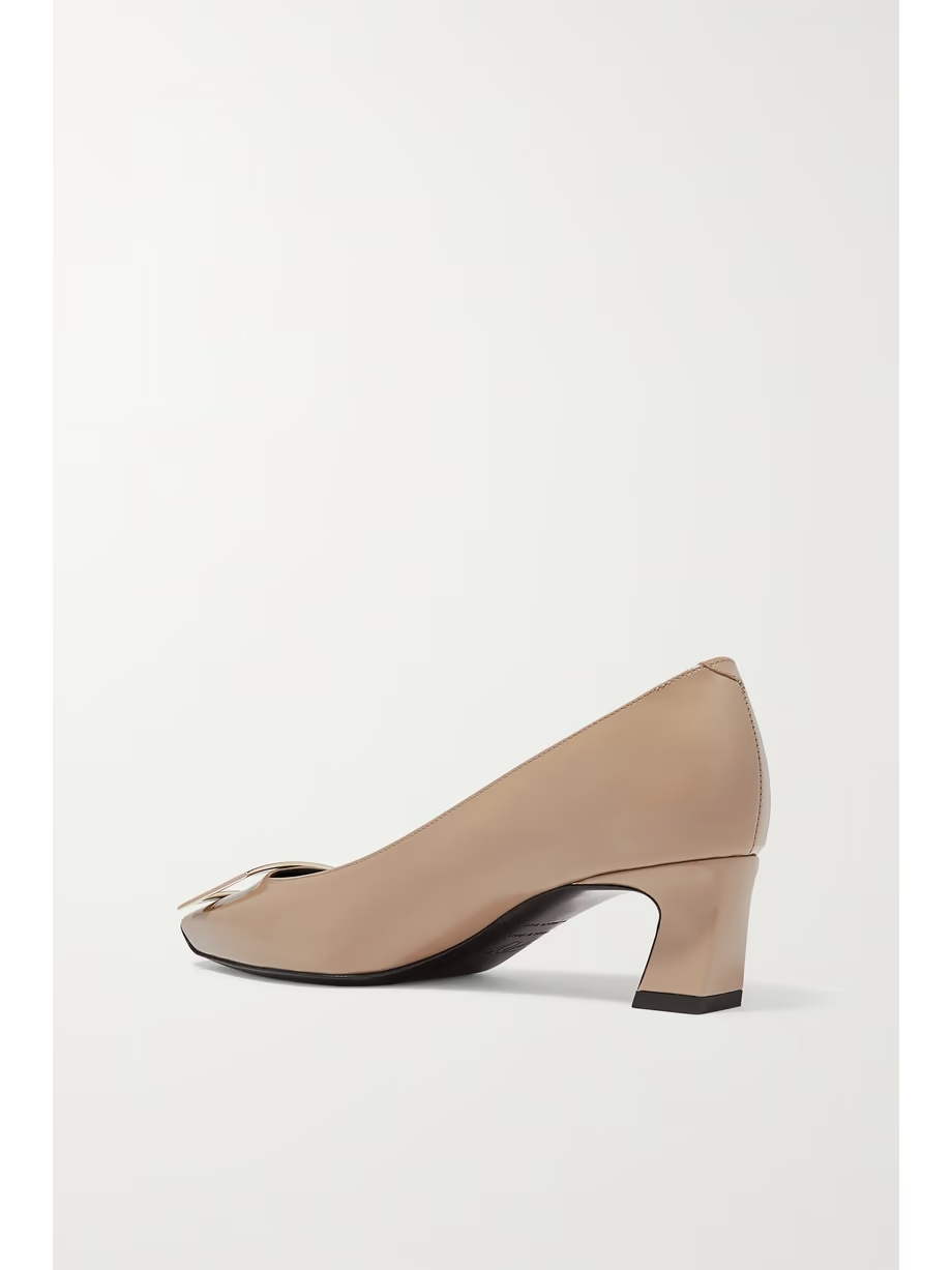 Belle Vivier Trompette patent-leather pumps