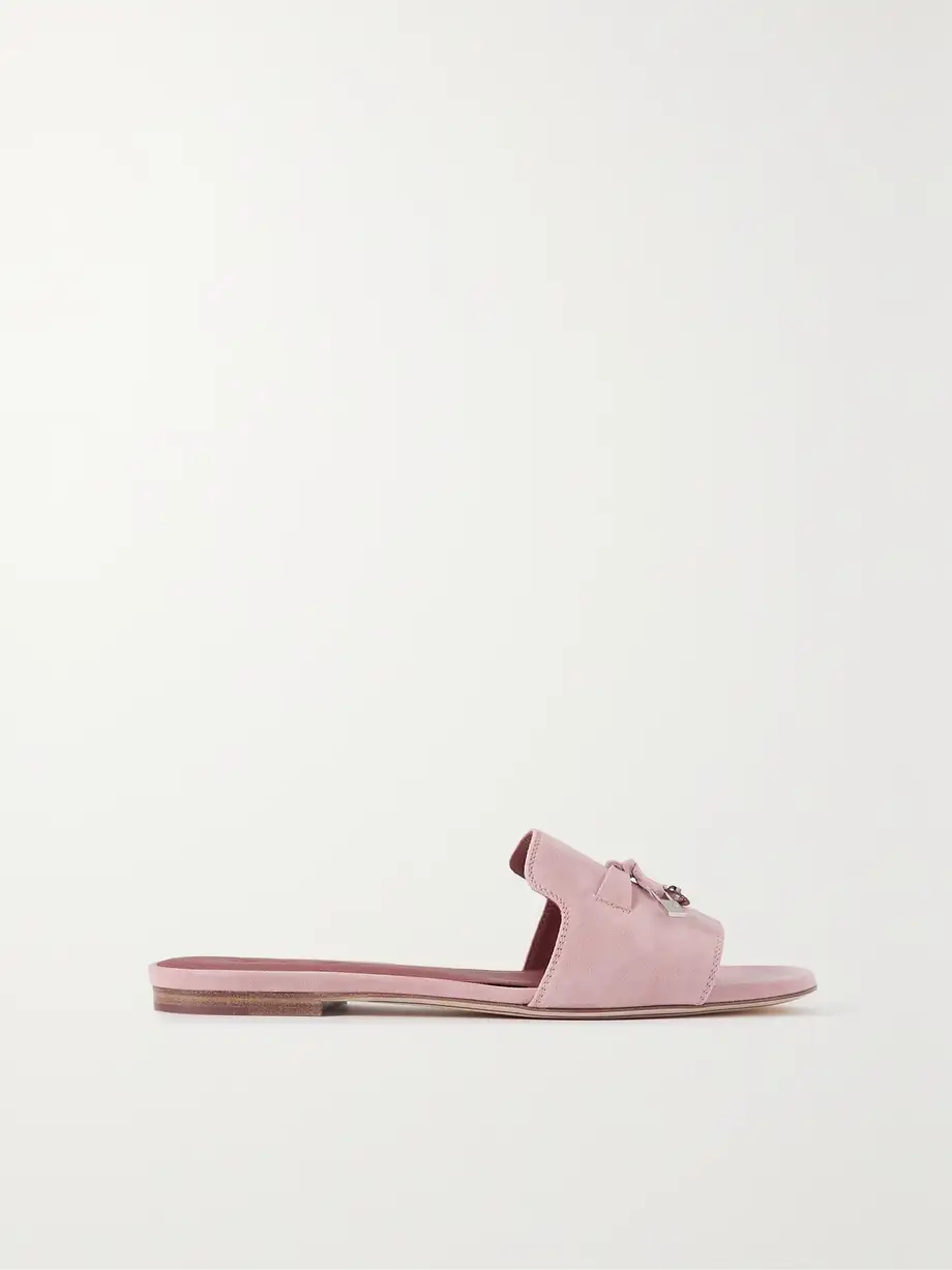 Summer Charms suede slides