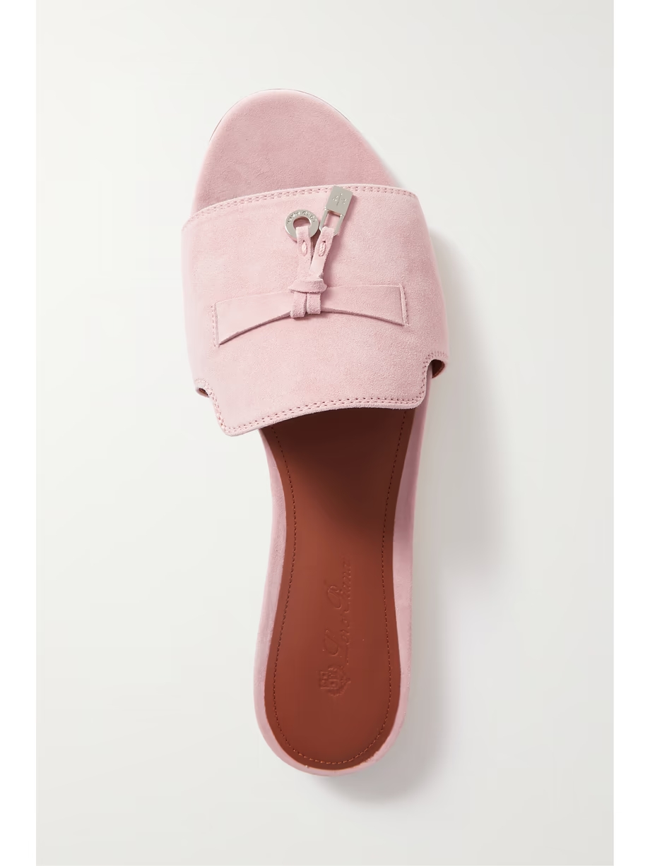 Summer Charms suede slides