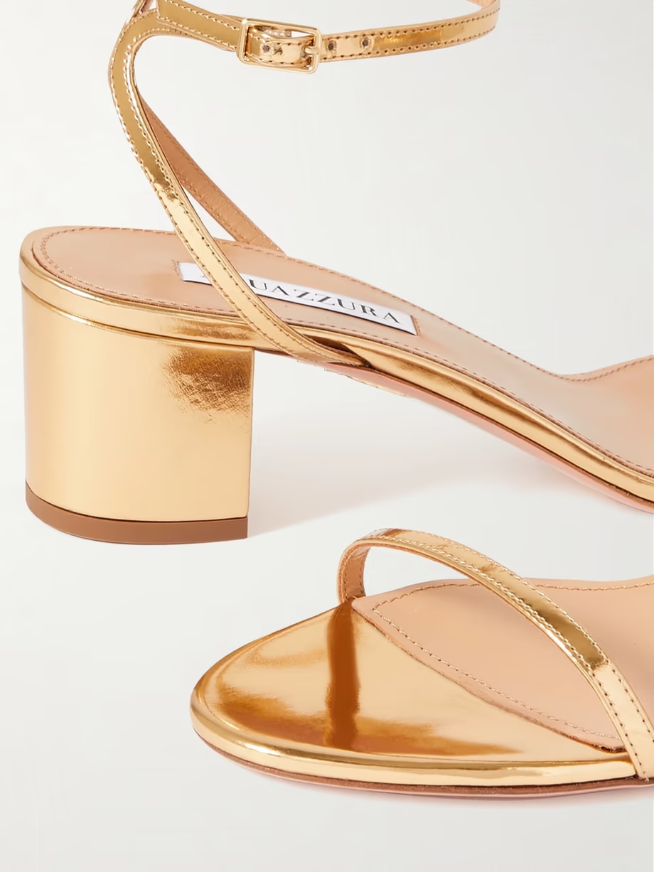 Olie 50 metallic leather sandals