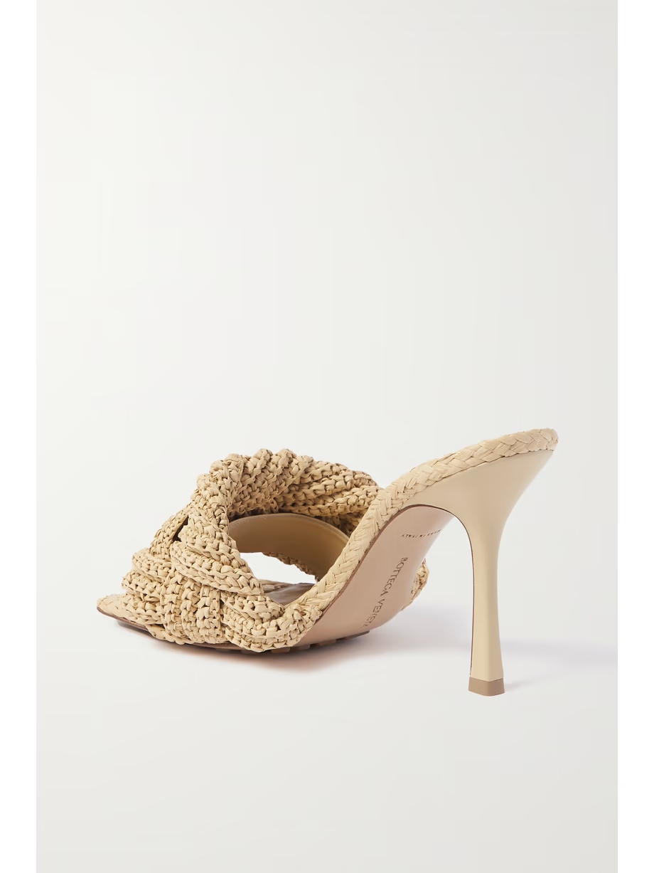 Lido intrecciato leather mules