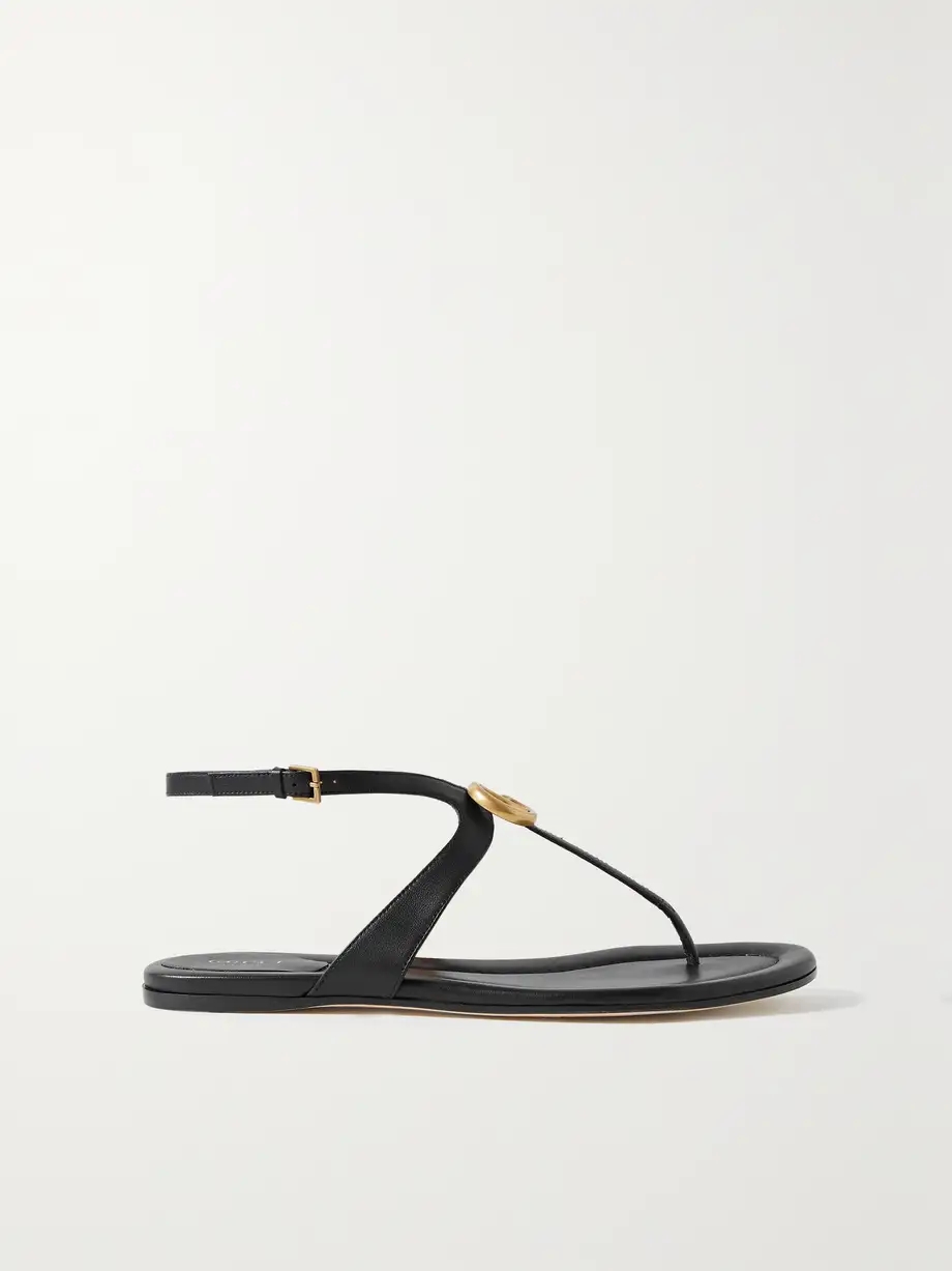 Marmont logo-embellished leather sandals