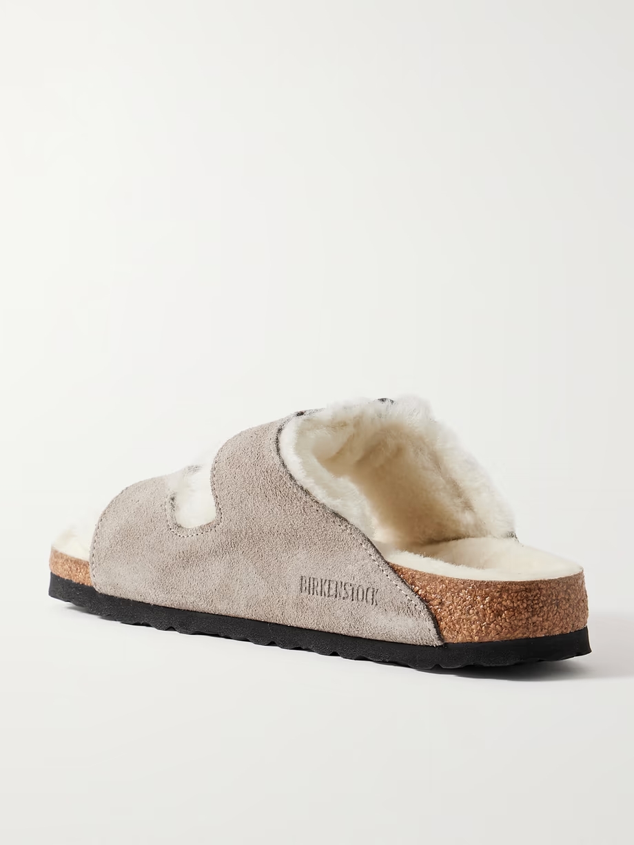 Arizona shearling-lined suede sandals