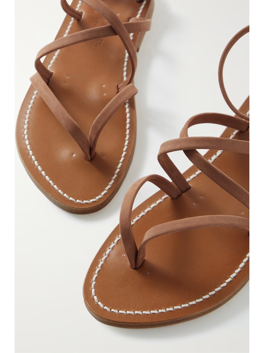 + NET SUSTAIN Epicure nubuck sandals