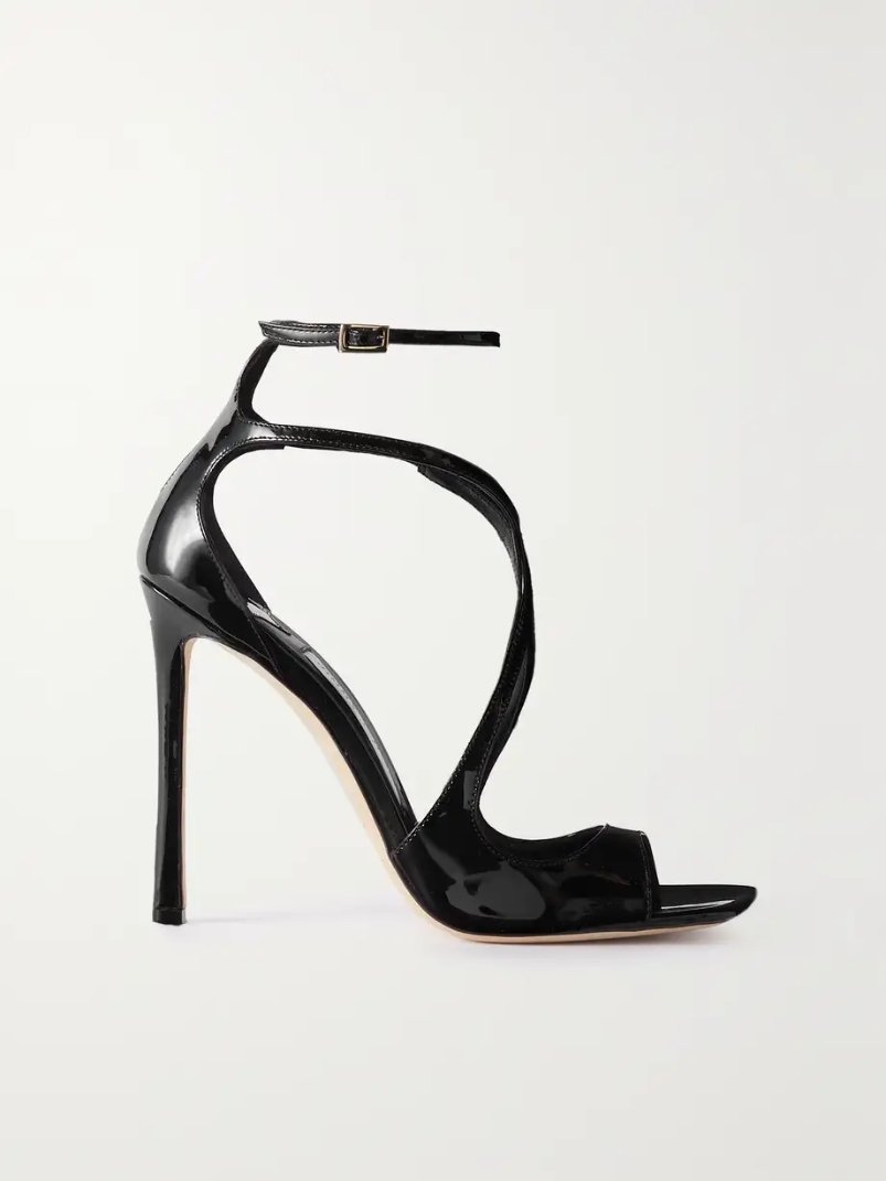 Azia 110 patent-leather sandals