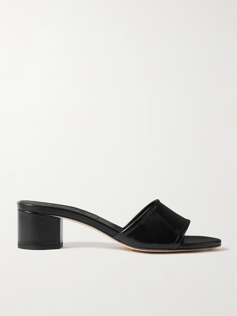 Jovia leather mules