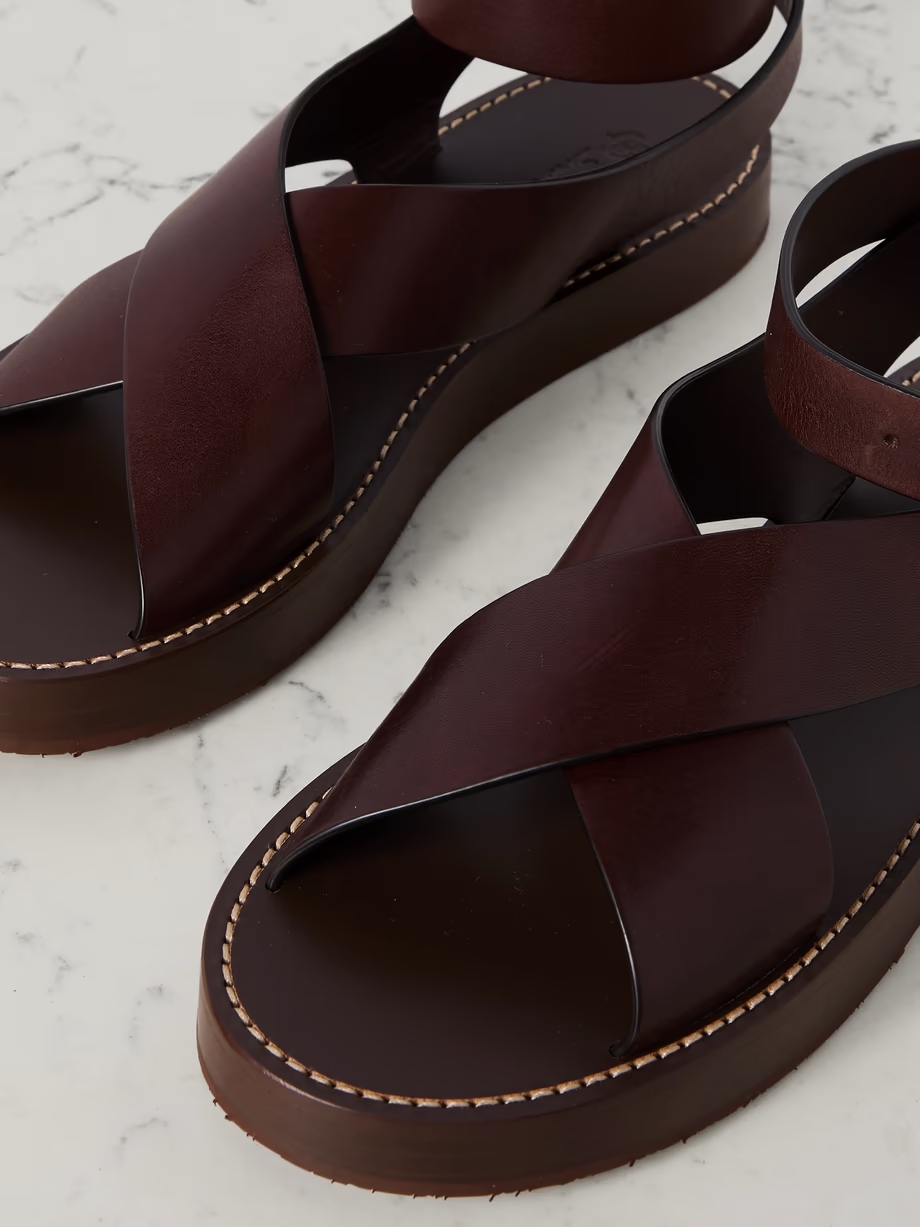 Sumie leather sandals