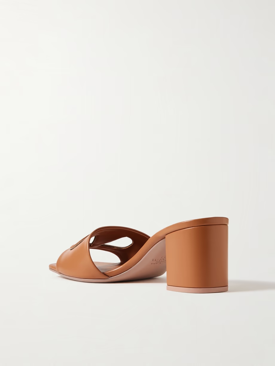 VLOGO 60 cutout leather mules