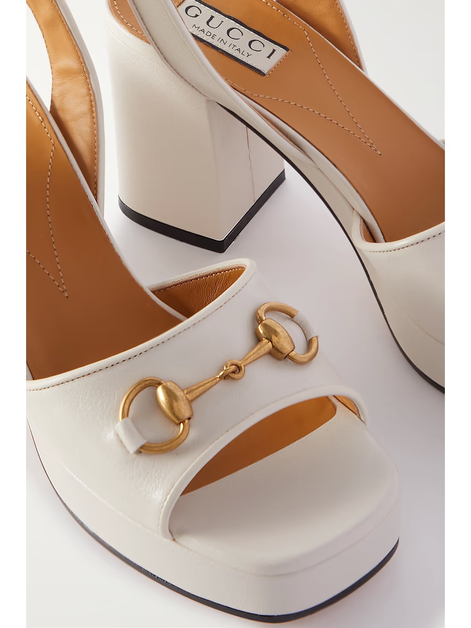 Lady horsebit-detailed leather sandals