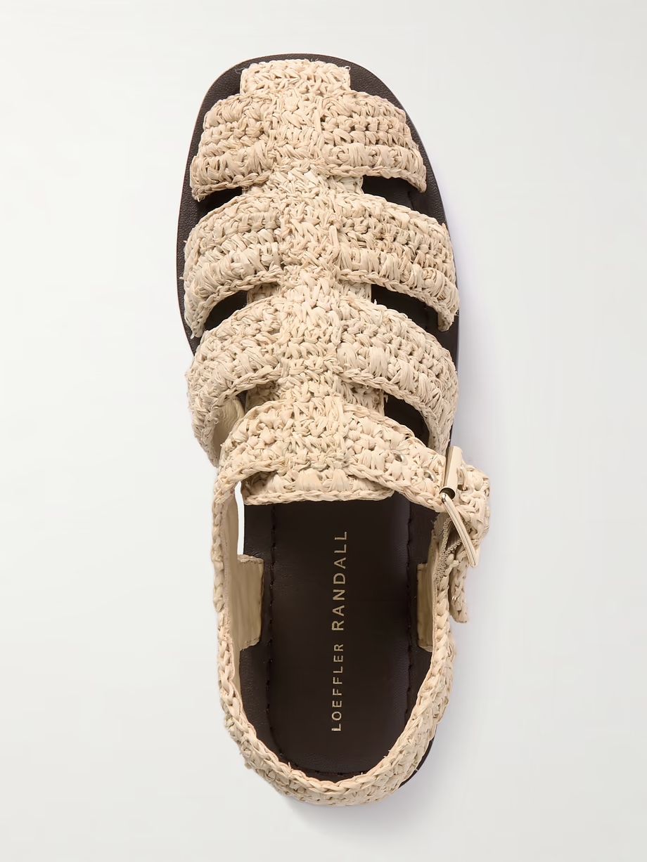 Sawer raffia sandals