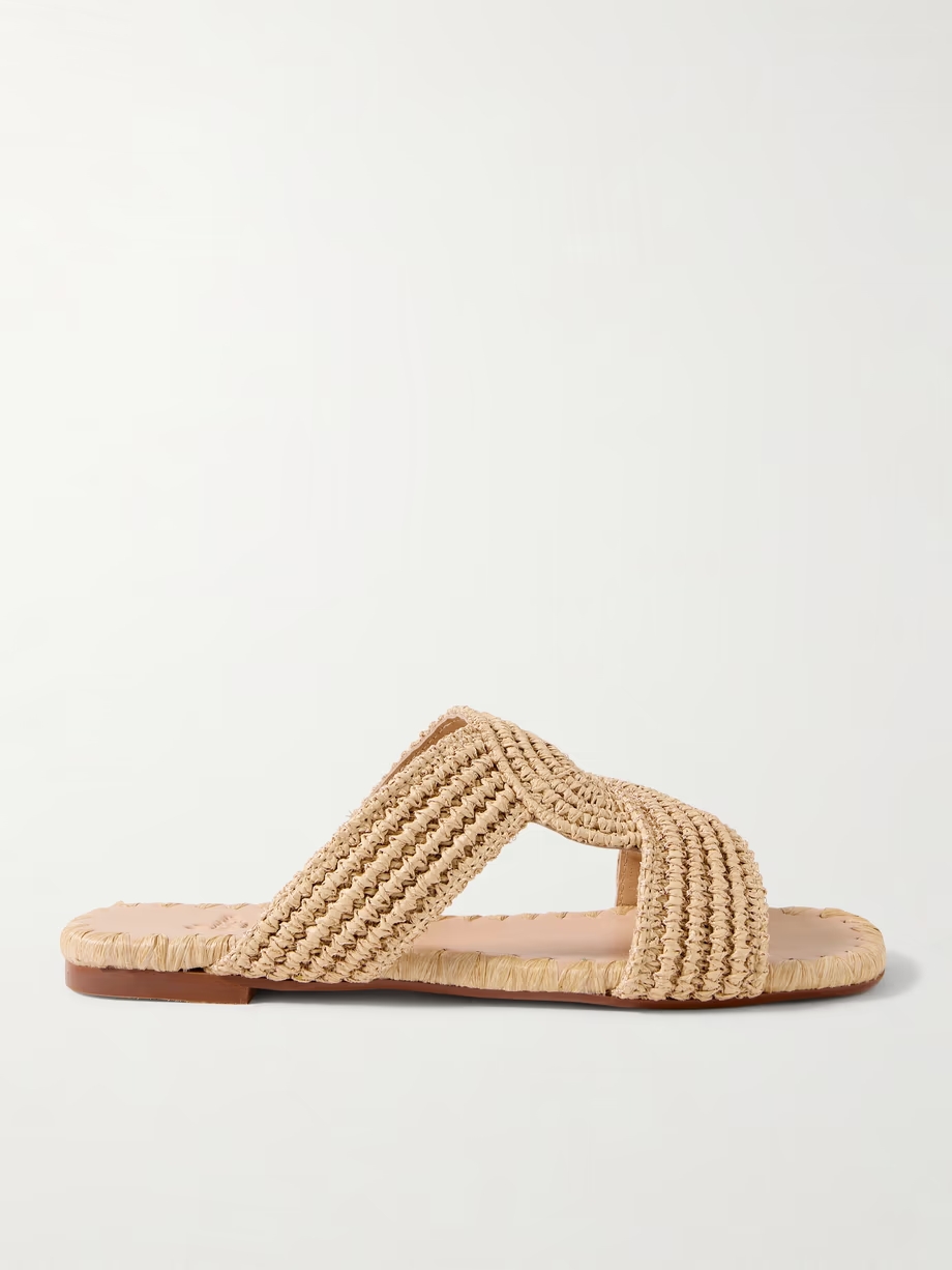 Prado raffia slides