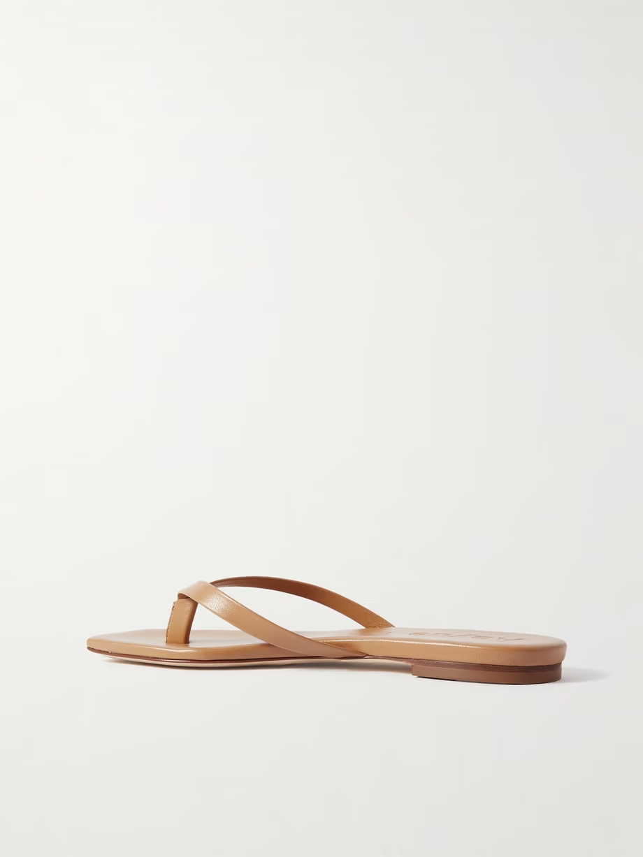 Renee leather flip flops