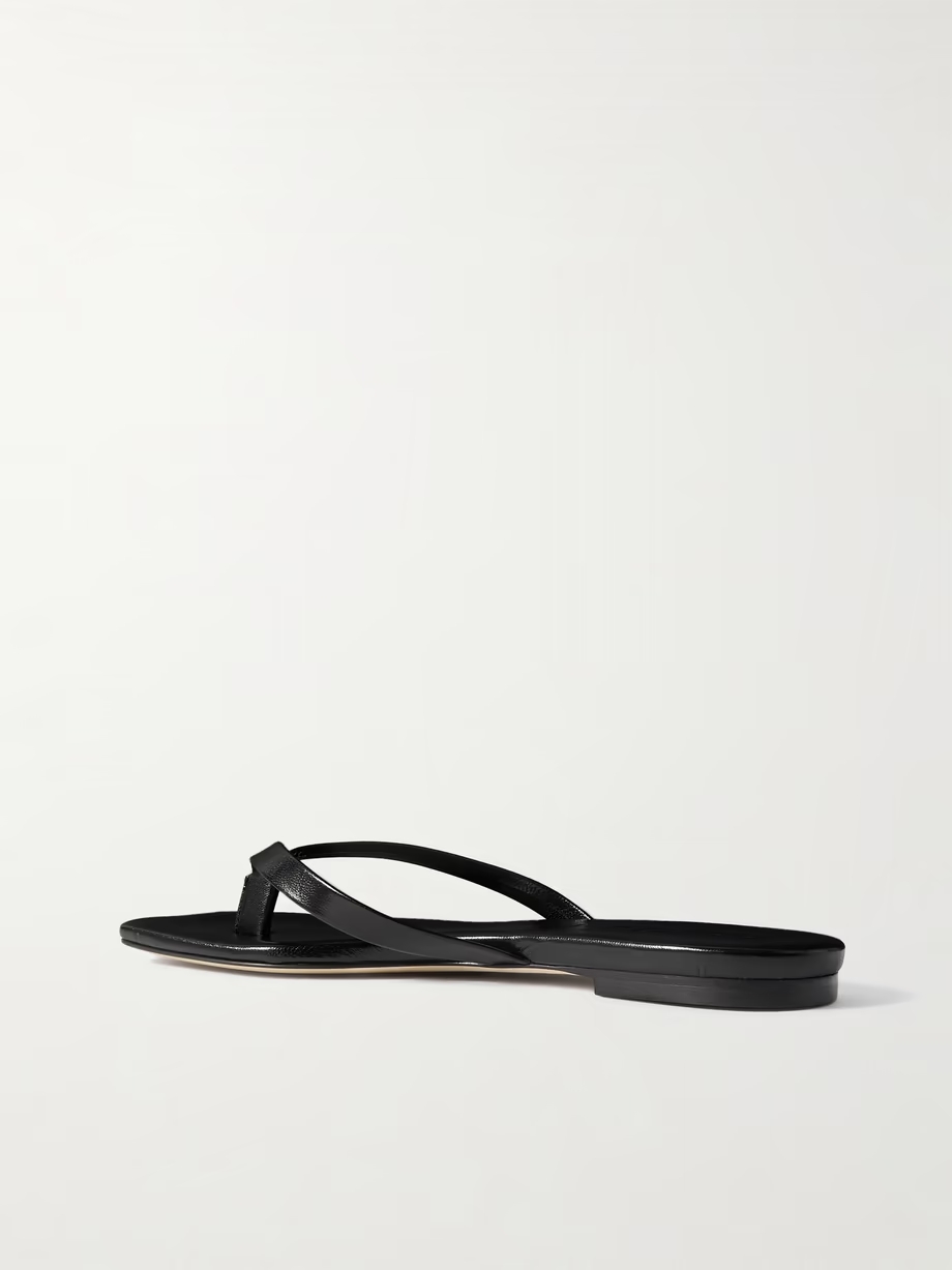 Renee leather flip flops