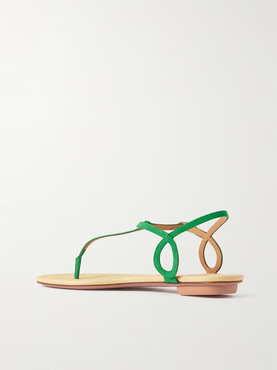 Almost Bare suede sandals