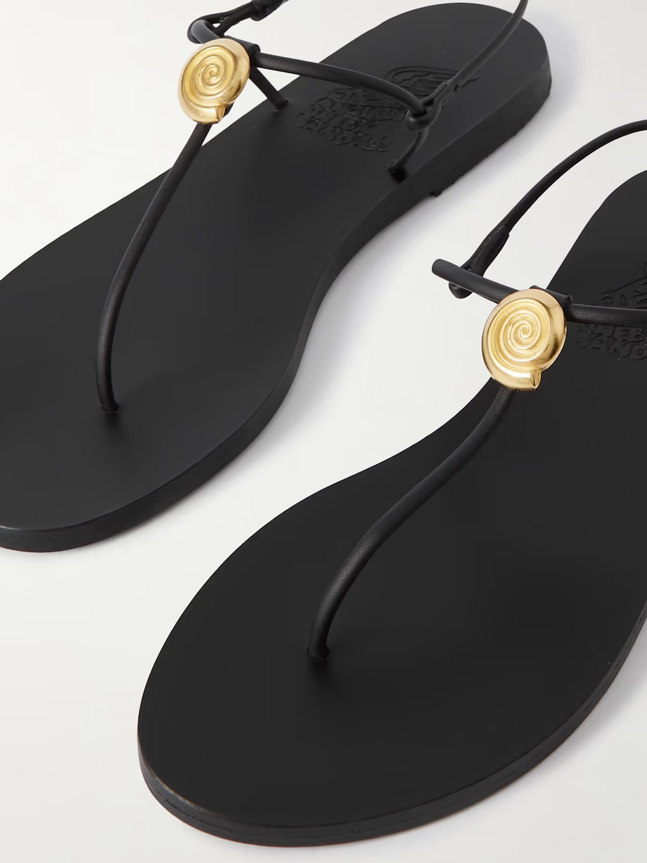 Dimitra embellished leather sandals