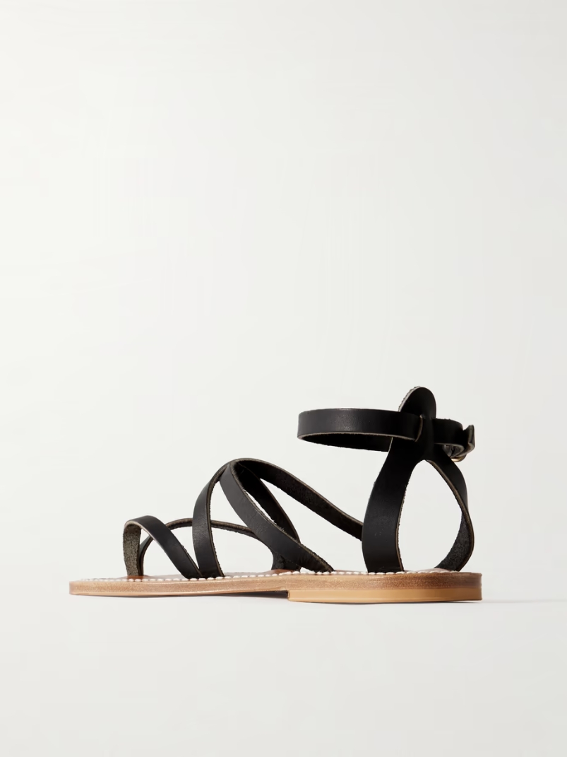 Epicure leather thong sandals