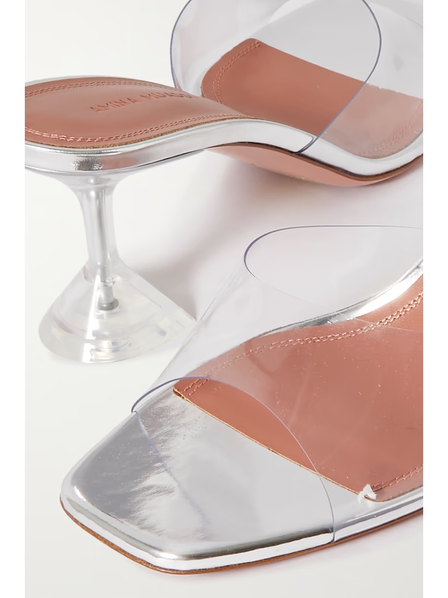 Lupita Glass PVC mules