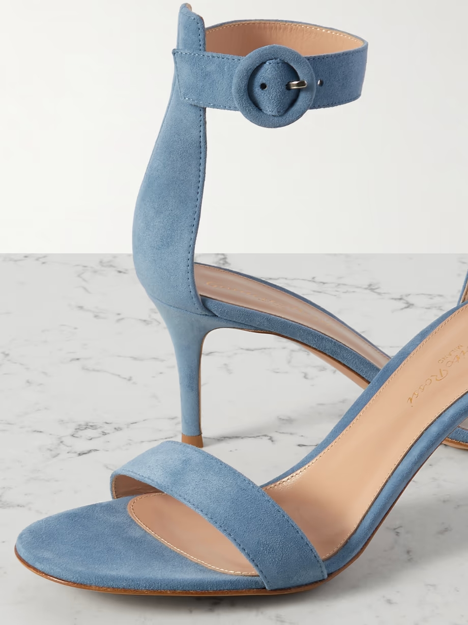 Portofino 70 suede sandals